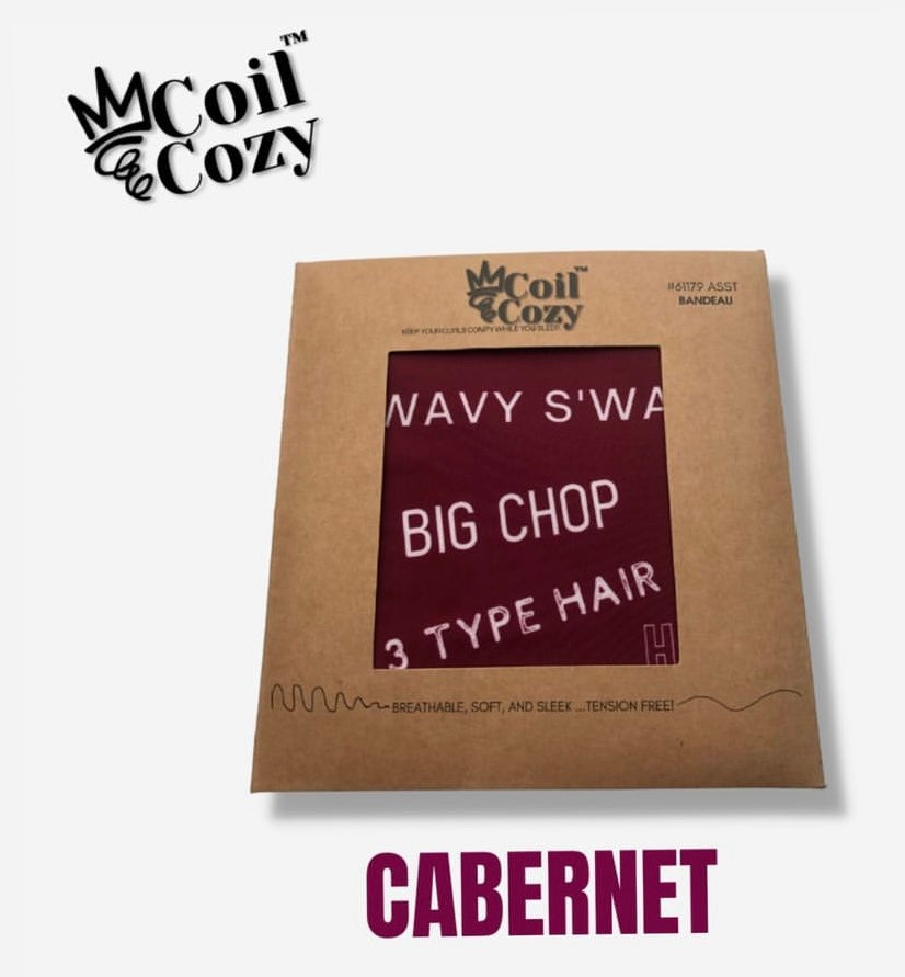 Cabernet Hair Bandeau by Coiled curly hair
